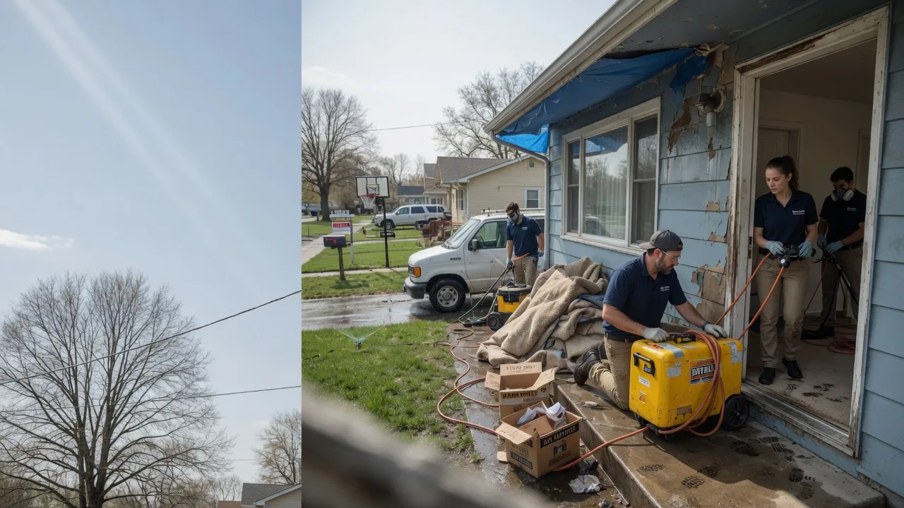 Basement Flood Cleanup in Lynnville, IN near me